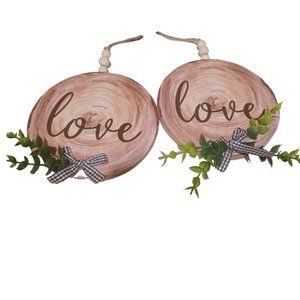 WOODEN WALL LOVE  DECOR